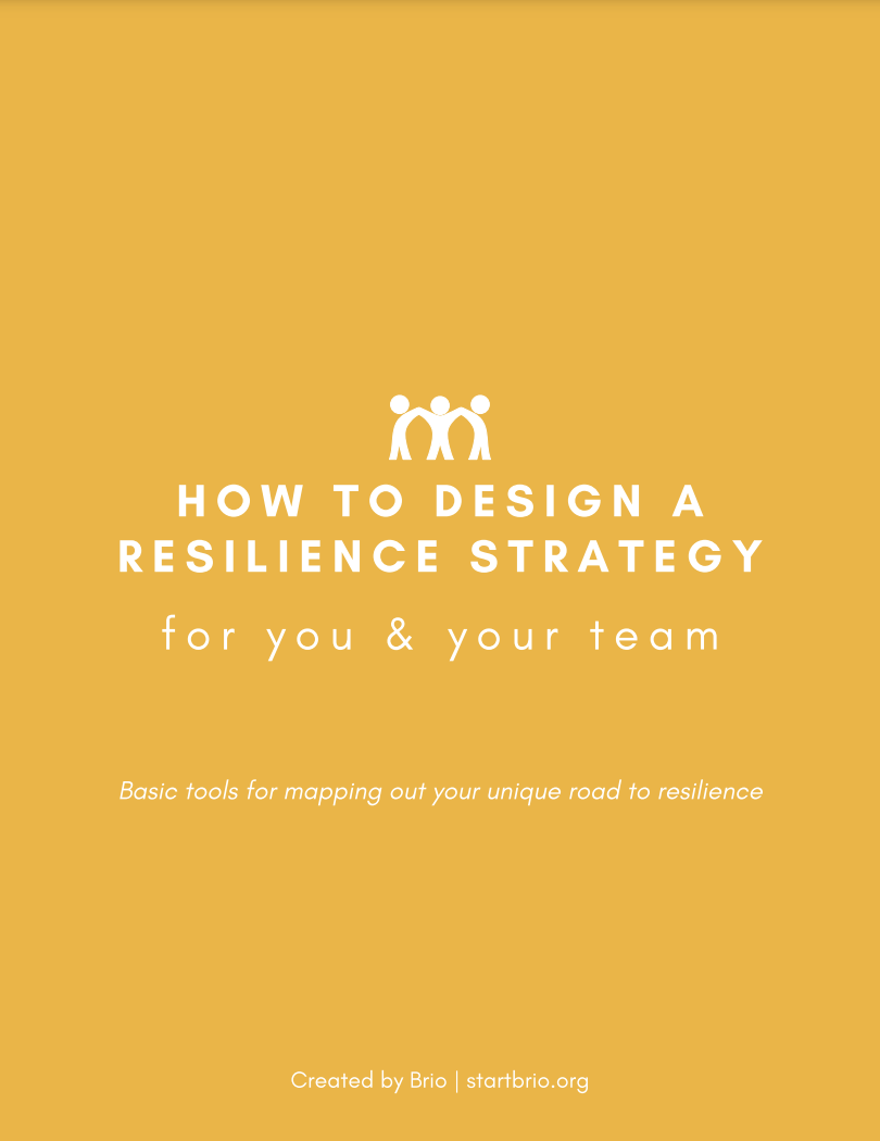 How to design a resilience strategy