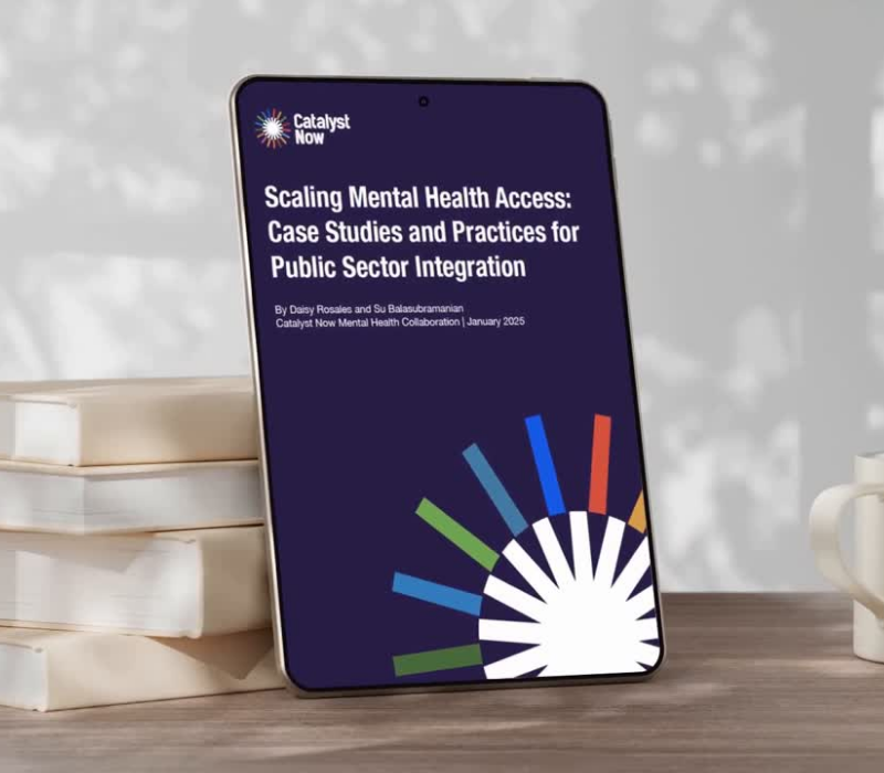 Catalyst Now report - Scaling mental health access Catalyst Now report - Scaling mental health access