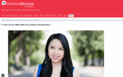 Daisy Rosales on Business Because: How Can An MBA Make You A Better Entrepreneur?