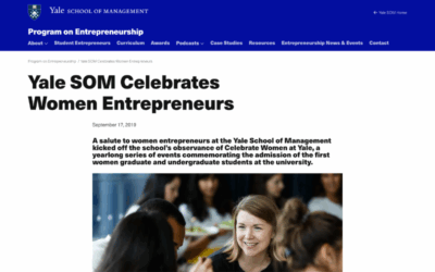 Daisy Rosales among the Women Entrepreneurs Celebrated by Yale School of Management